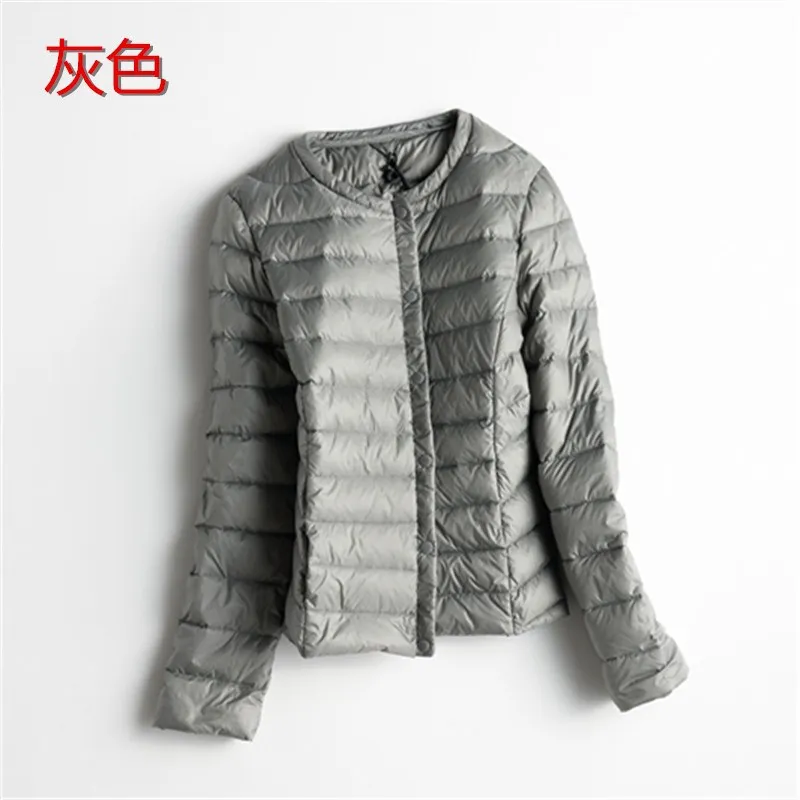 Ultra Thin-Small down Jacket Women's Short Soil Winter New Style Korean-style Slim Fit Thin Bo Book tuan Pu Coat
