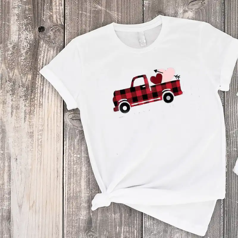 mom and son matching valentines day shirts