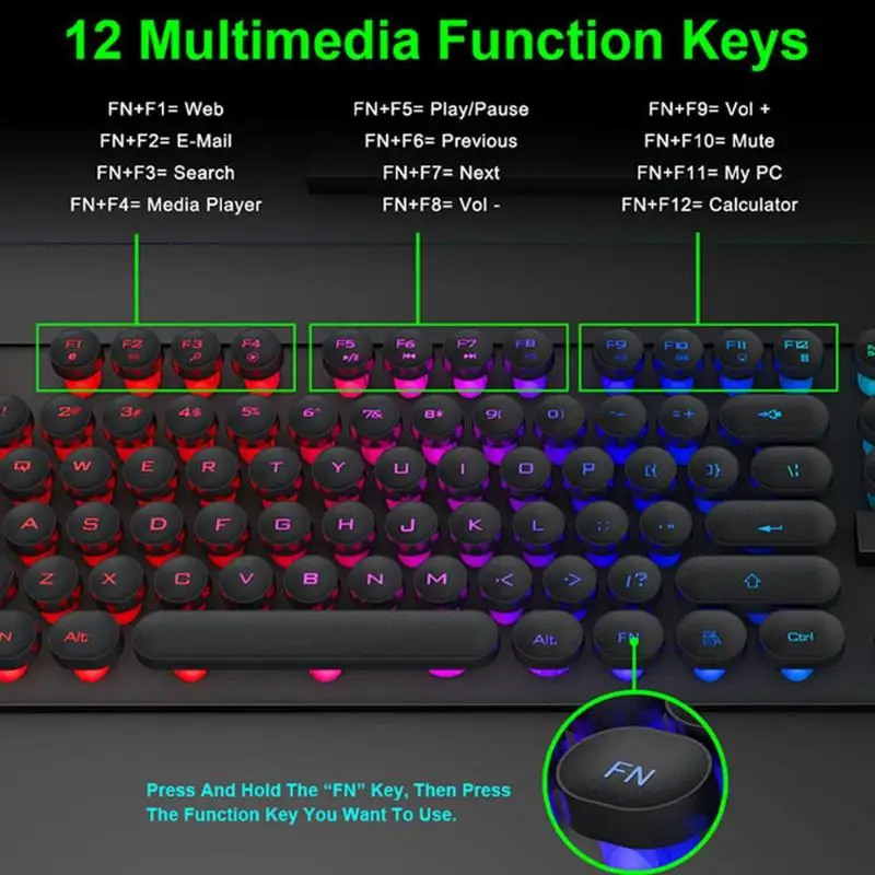 AK-800 USB проводной механический на ощупь водонепроницаемый 104 ключ RGB игровая клавиатура подвесной двойной водонепроницаемый дизайн