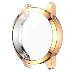Full Coverage TPU Protective Case - Durable Shell with Screen Protector Accessory - Garmin Venu 2S (Rose gold)