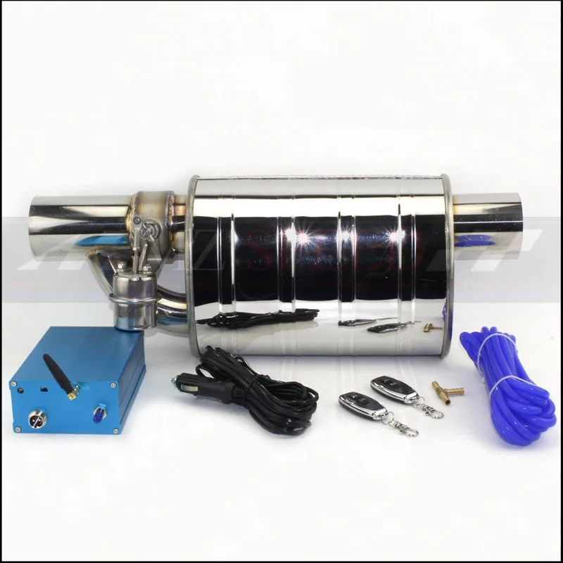 

Auto exhaust pipe remote control valve exhaust muffler 304 stainless steel remote control switch sound exhaust for BMW E90 E46
