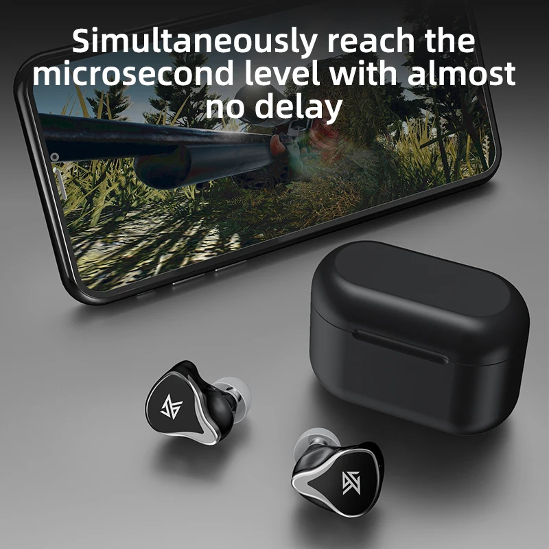 Kz-fone de Ouvido Controle por Toque Cancelamento de Ruído Tws sem Fio Compatível com 5.2 Esportivo Verdadeiro Hifi Bluetooth z3 - Image 4