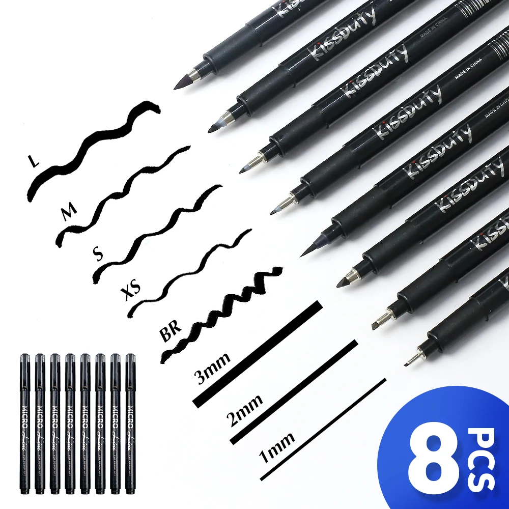 Calligraphy Pens,Hand Lettering Pens, Calligraphy Brush Pen Set for  Beginners Wr