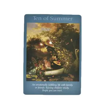 

78pcs Fairy Tarot Cards Deck And Guidebook New Cards Book English Version Card Board Games Accessories Divination