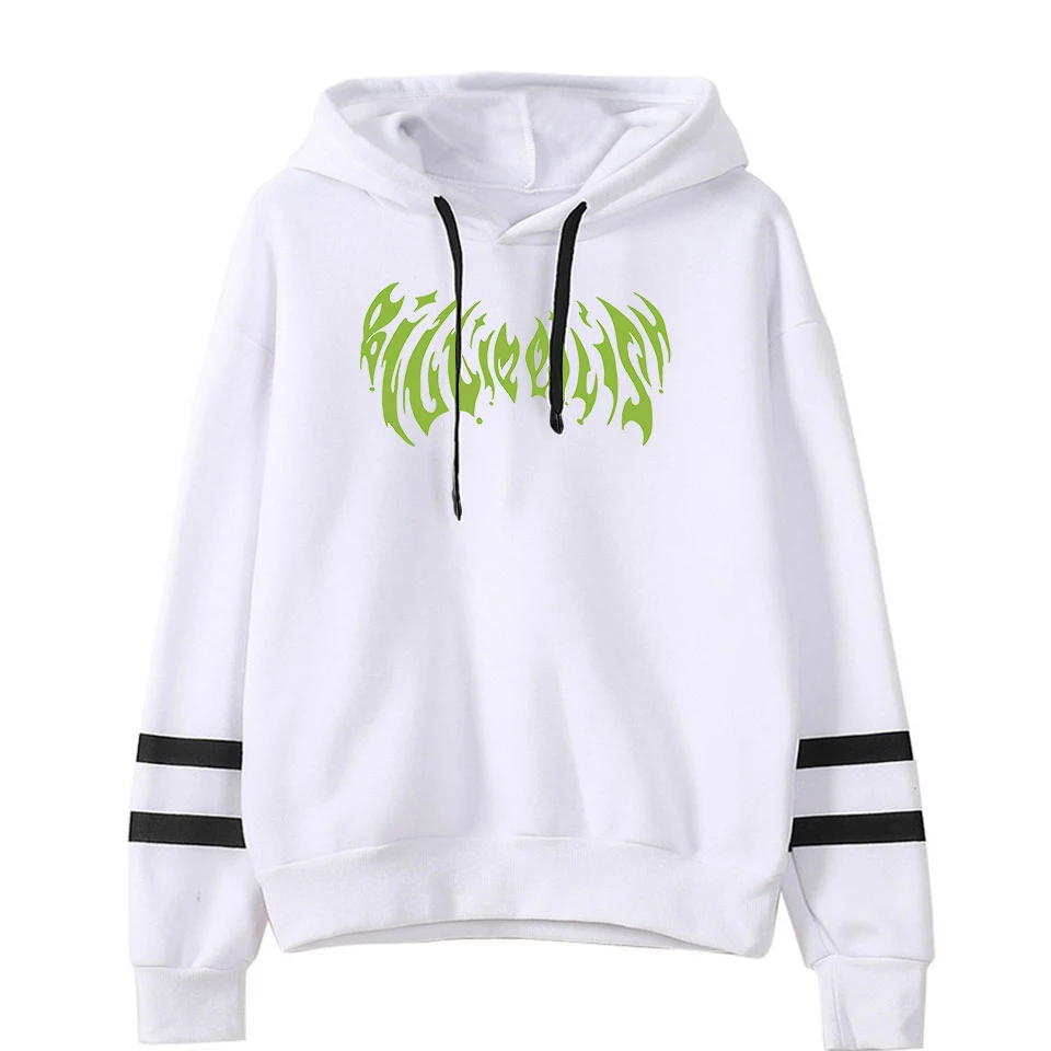 Новинка, модные толстовки с принтом Billie Eilish, женские/мужские толстовки с капюшоном и длинным рукавом,, модная одежда в уличном стиле