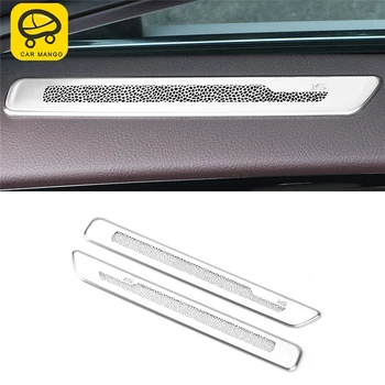 

CARMANGO for Lexus ES 2018 2019 ES200 ES300 ES260 Car Door A/C Air Vent Outlet Panel Cover Frame Sticker Chrome Trim Accessories