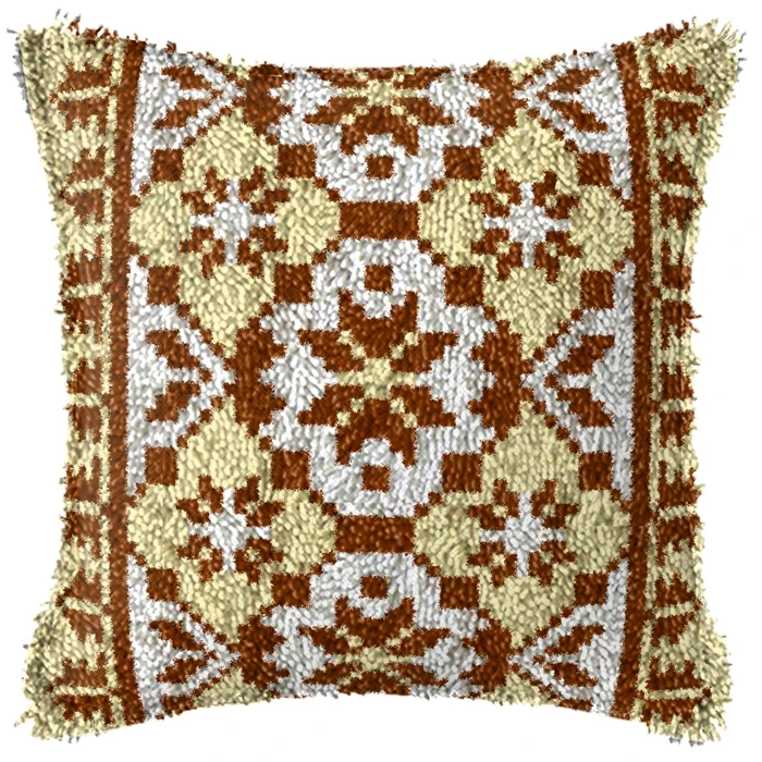 Cross Stitch Pillow Mat DIY Craft Kit Needlework Crocheting Cushion Embroidery 43CM by 43CM craft supplies