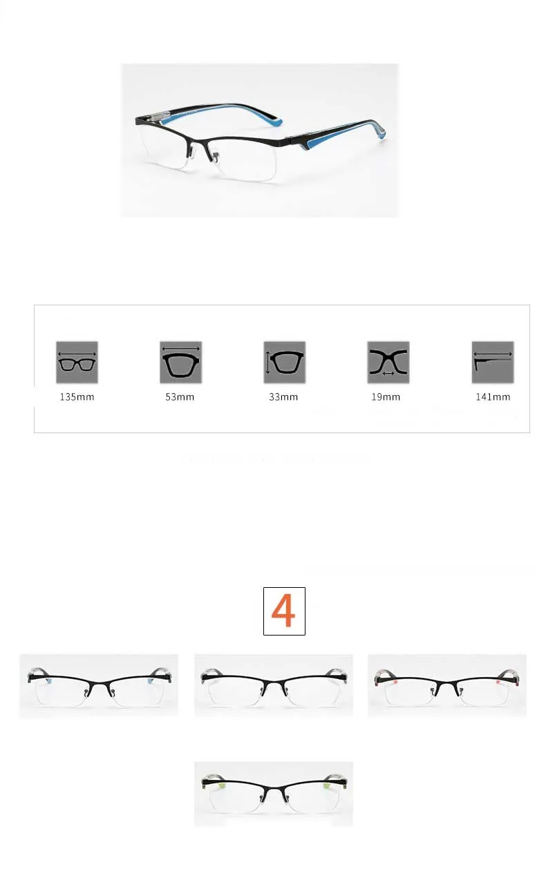 Новые дизайнерские квадратные очки для чтения мужские и женские высококачественные металлические маленькие очки для чтения Hlaf+ 1,0+ 1,5+ 2,0+ 2,5+ 3,0+ 3,5+ 4,0