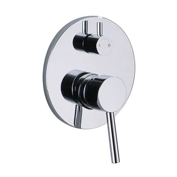 

Wall Mounted Valve Body Mixer Chrome Shower Switch 2 Funtion Faucet Cartridges Brass Embedded Box Hot Cold Valve for Bathroom