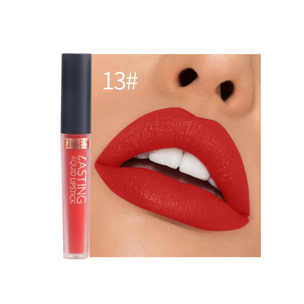 Make up питательная жидкая помада Косметика увлажнитель блеск для губ Макияж для губ водостойкий блеск для губ - Цвет: 13