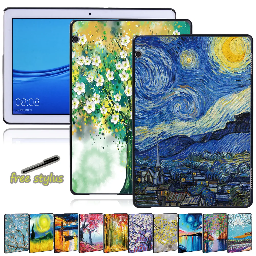 

Drop Resistance Plastic Tablet Cover Case for Huawei Huawei MediaPad T5 10 10.1inch Multicolor Tablet Stand Cover Case