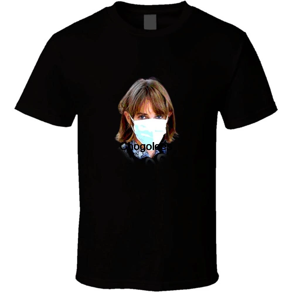 Maya Hawke Mask 2020 Momento Cool Fan Posterized T Shirt | Мужская одежда