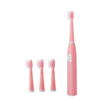 

Adult Child Electric Toothbrush USB Induction Rechargeable Electric Toothbrush Sonic Electric Toothbrush IPX7 Waterproof Pink