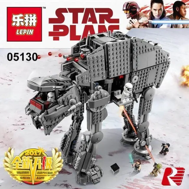 Ceny Nowy 05130 Legoinglys seria gwiezdnych wojen pierwsze zamówienie ciężkie szturmowe klocki budowlane 75189 Starwars zabawki