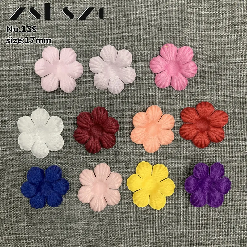 200 Stück künstliche Blütenblätter, Mini-Rosenblätter, gefälschte Blumen, Hochzeit, Heimdekoration, DIY, Sammelalbum, Kartenhandwerk, Satin-Blumenapplikation 139