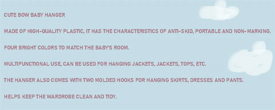 5/10/20pcs Kids Clothes Hanger Racks Portable Plastic Display Hangers Windproof Children Coats Hanger Baby Clothing Organizer