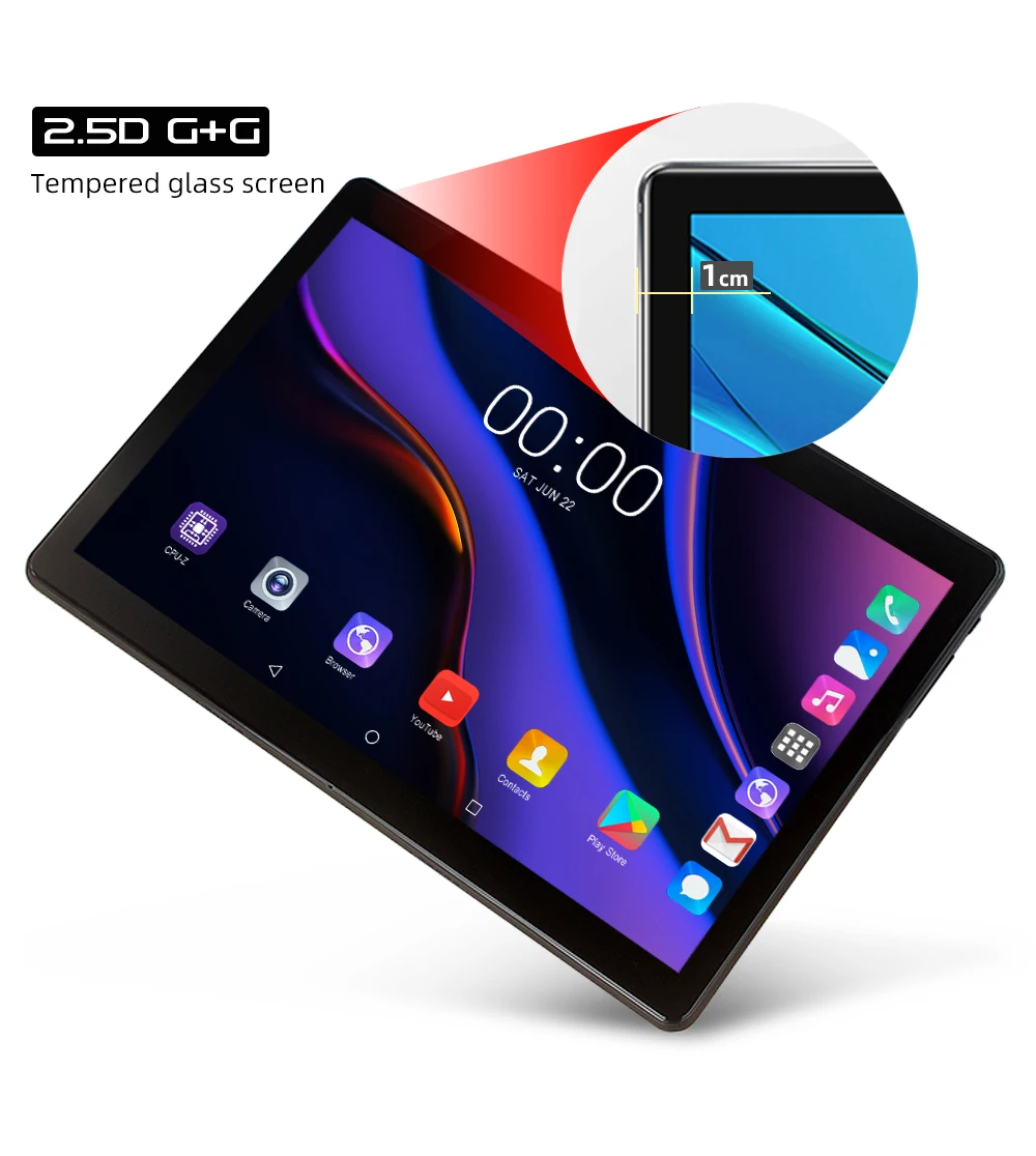 2021 Newest 10 inch Tablet Octa Core Android 9 Pie 4GB RAM 32GB ROM 1280x800 IPS 4G FDD LTE 5.0MP Cameras GPS Wifi Tablet 10.1 best tablet for reading