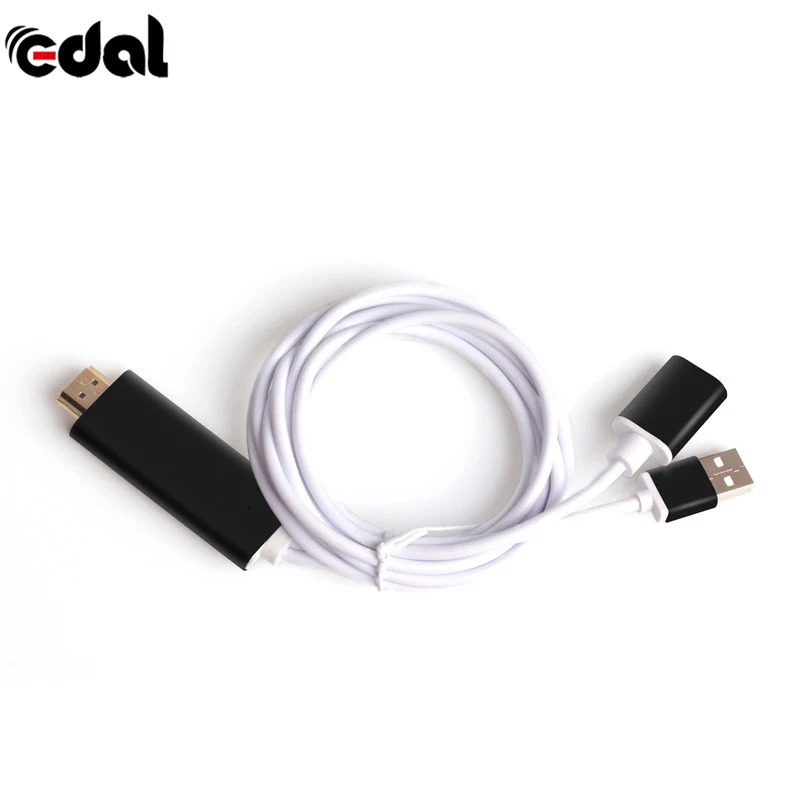 HD синхронизация экраны передачи кабель Цифровой HDMI медиа видео стример зеркалирование линии IOS/Android USB Женский и HDMI в