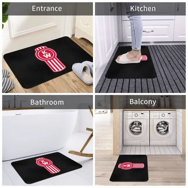 A Legkeresettebb Kenworth Truck Design Bejárat Ajtó Szőnyeg Fürdő Elvis Presley Cucc Hosszú Ujjú - Image 6