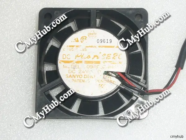 Для SANYO 109P0624H602 DC24V 0.07A 6020 6 см 60 мм 60x60x20 2-контактный 2-проводный охлаждающий