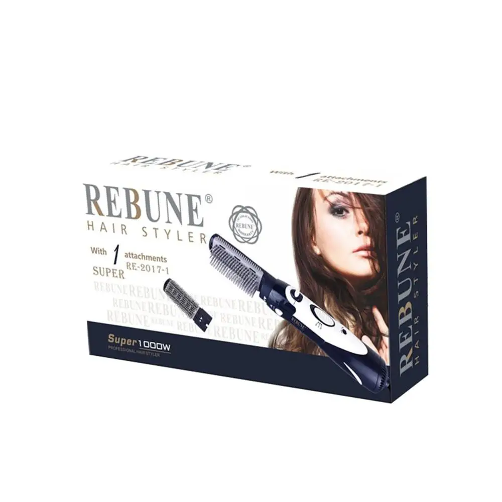 REBUNE 110 V-220 V стайлер для волос многофункциональный фен новые инструменты для укладки мощный щетка для волос роликовый стайлер