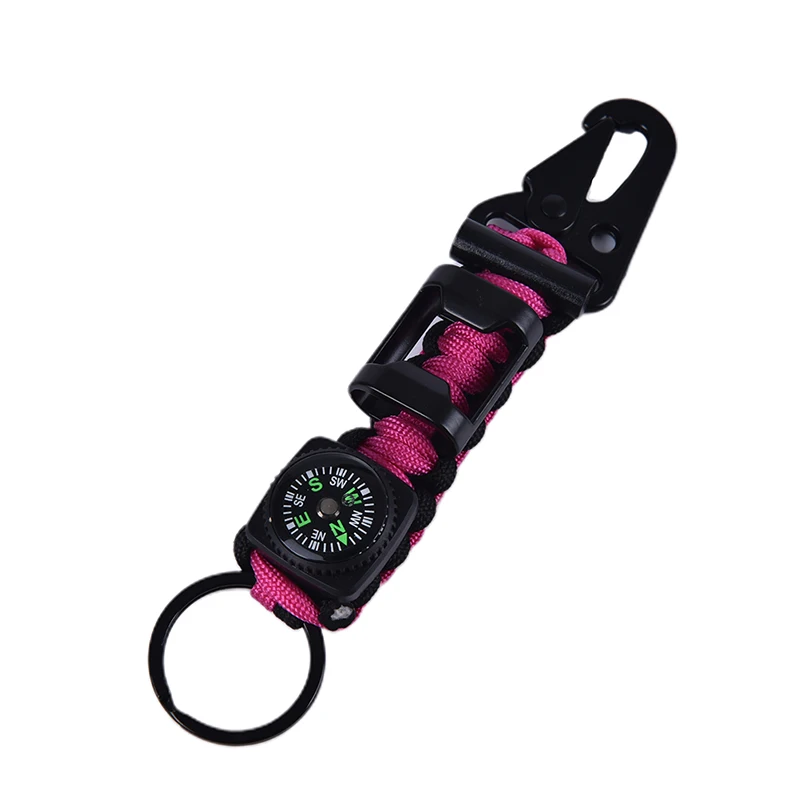Спасательная веревка для зонтика браслет светодиодный многофункциональный браслет для выживания на открытом воздухе аварийный Кемпинг походный спасательный ручной трос