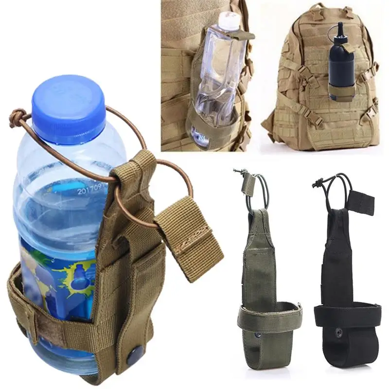 Прочный и портативный Открытый путешествия чайник сумка тактическая бутылка для воды мешок нейлон Регулируемая волшебная лента военное