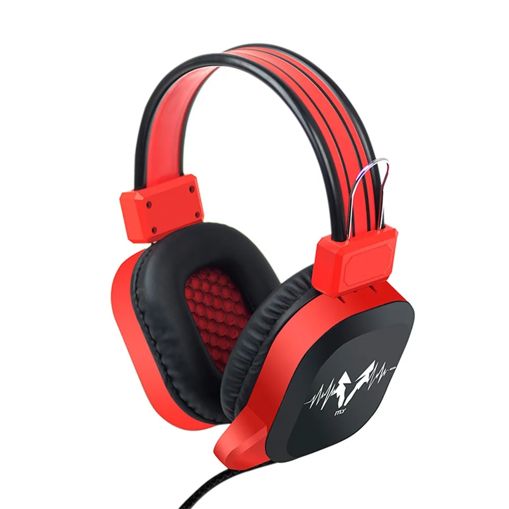USBWiredGamingHeadphoneLEDRGBLightingOver-EarGamerHeadsetwithMicrophoneforPCLaptopXboxOnePS4 |