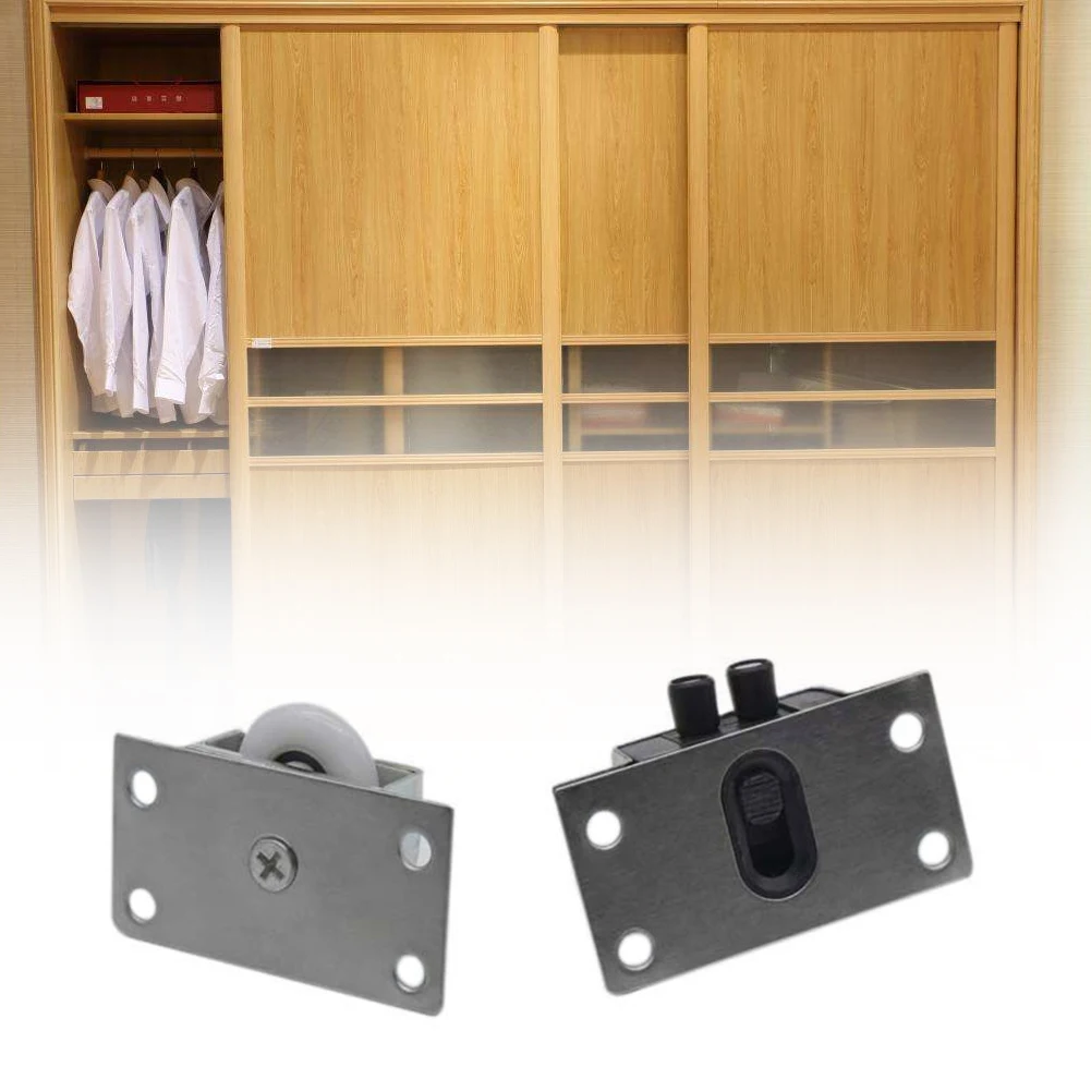 1 пара шкив колеса мебель для дома прочный направляющий инструмент отключения