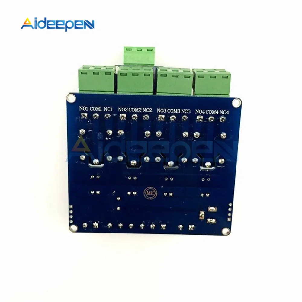 Modbus RTU 4-Канальный Релейный Модуль DIY 4 дорожный вход 485 ttl связь 4-канальный входной релейный модуль