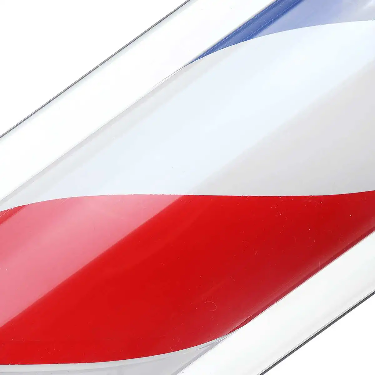 LED Barber Shop Sign Pole Light Red White Blue Stripe Design Roating Salon Wall Hanging Light Lamp Beauty Salon Lamp