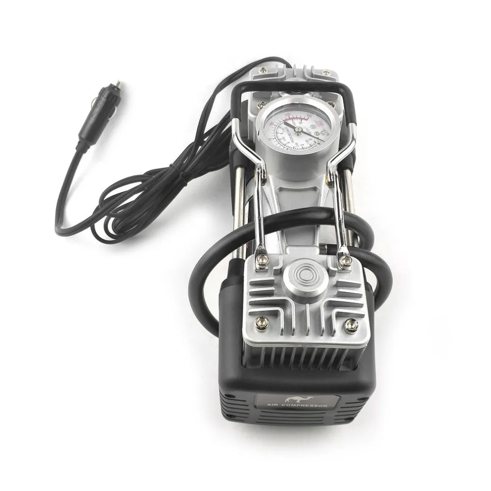 12V 150PSI Портативный аварийного сверхмощный 2 цилиндра автомобильный воздушный компрессор шин насос Универсальный для автомобилей грузовых велосипедов