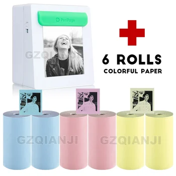 

203 dpi 58mm thermal printer thermal sticker label paper Mini 2 inch thermal label photo notes mobile wireless Printer 203dpi