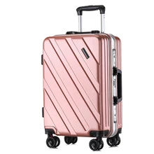 Мода ПК Большая емкость Тележка коробка Высокая плотность Пароль замок посадочное шасси тихий шкив матовая поверхность чемодан