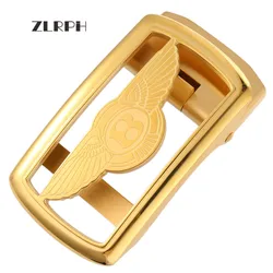 Zlrph fivela de cinto automática de alta qualidade, nova moda, fecho de cinto, fivela de aço inoxidável, marca famosa, alta qualidade