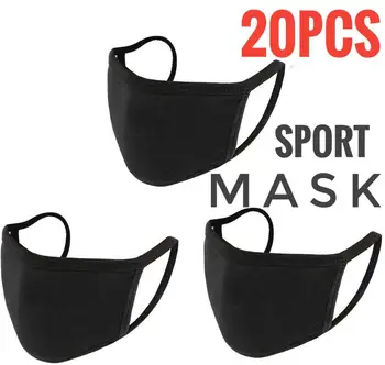 

20PCS Sports Mask Breathable Mask Anti-dust Mask Anti-virus Mask Anti-bacterial Mask Recyclable Mask Washable Mask Three-layer