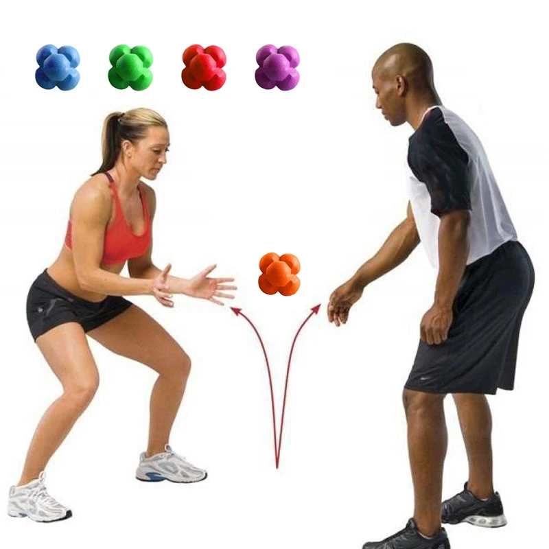 Тренировочный мяч реакции фитнес-мяч рефлекторные упражнения твердый мяч для бодибилдинга портативные фитнес-продукты спортивные принадлежности
