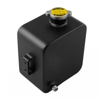 

Professional Overflow Auto With Cap Aluminium Alloy Car Vehicle Polished Water Tank Universal Practical Header Expansion Coolant