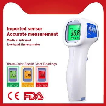

Adult Baby Digital Thermometer Infrared Forehead Body Thermometer Gun Non-contact Temperature digital