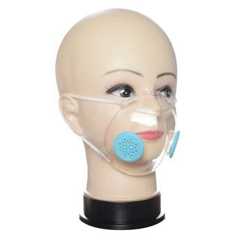 

Reusable TPU Transparent Face mask PM2.5 Respirator Anti pollution Masks Breathable 100pcs 4 ply filter protection mouth masks