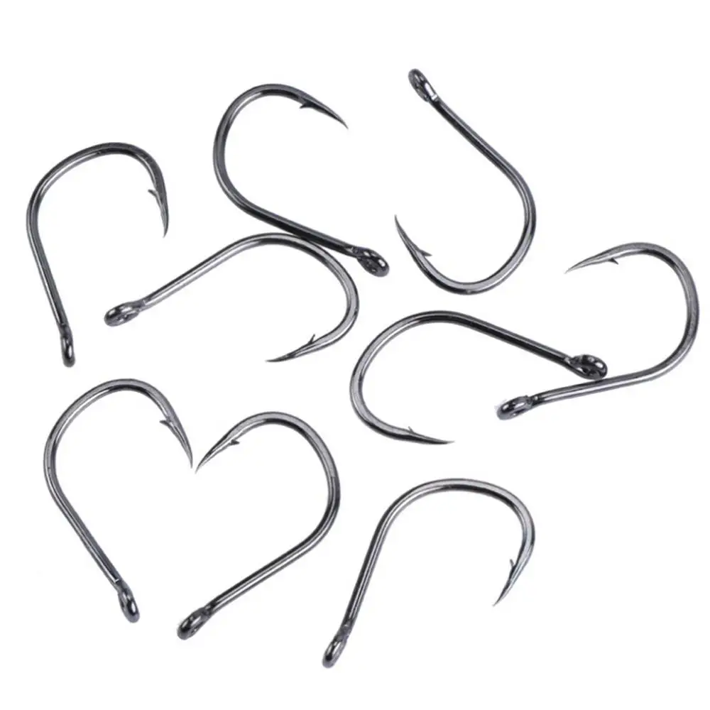 Ganchos de Peixe Isca de Pesca Farpado Gancho Gabarito Afiada Fishhook 1000 Pçs Verstail 7 Ganchos de peixe farpado gancho gabarito isca