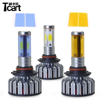 

Tcart 2pcs led headlight 8000lm For Toyota Land Cruiser Prado 150 2014 2015 2016 2017 9005 H11 90W car headlamps