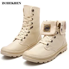 Осенние парусиновые мужские Ботильоны; модные тактические военные ботинки; Безопасная рабочая обувь; Мужская обувь в байкерском стиле; мужские ботинки