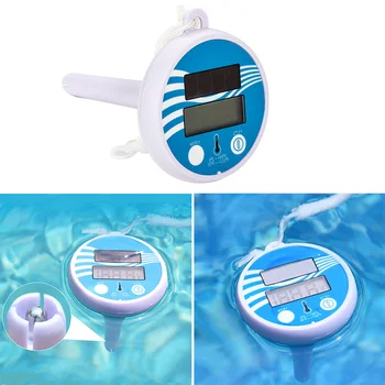 

Waterproof mini floating thermometer LCD display wireless swimming pool temperature measurement fish tank aquarium New
