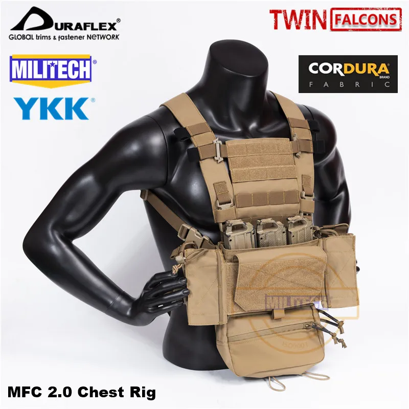 MILITECH TW Delustering MFC 2.0 Set CQC RRV MOLLE New MK3 Spirit Chest Rig Military Combat Assault Tactical Hunting Vest