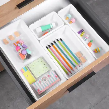 

Multifunction Telescopic Storage Box Compartment Drawer Classification Storage Case Household Sundries Drawer Organizer