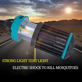 

Outdoor Tent Light Camping Light USB Rechargeable Portable Mosquito Killer Portable Lamp Retractable COB Light