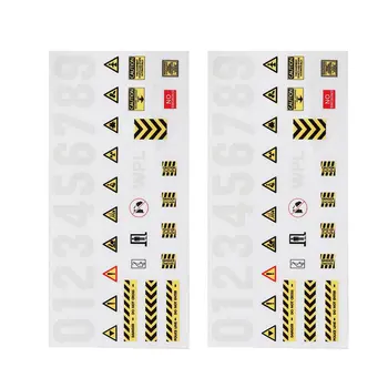 

Micro Sponsor Logo Racing Sticker Sheet Universal For WPL & MN RC Car Crawler Sticker Parts RC Car Parts Durability