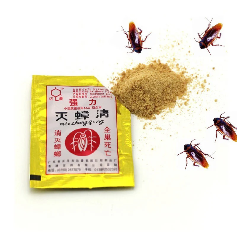 Порошкообразная приманка отпугиватель тараканов насекомое тараканов убийца Таракан 25 пакетов противопаразитный эффективный популярный борьба с вредителями