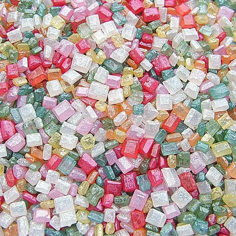 Colorful Edible Crystal Stone Beads Sugar Ball Fondant DIY Cake Baking  Sprinkles Sugar Candy Ball Wedding Cake Decoration